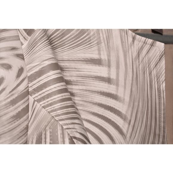 CHICO'S $129 Faux Leather Printed Open Jacket Gray/White Chico's 2 / Large - Picture 3 of 4